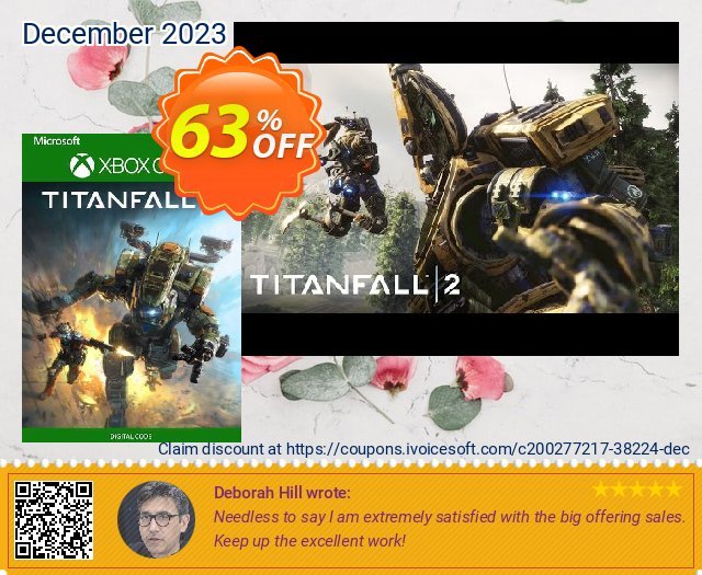 Titanfall 2 Xbox One (UK) discount 63% OFF, 2024 Spring promo sales. Titanfall 2 Xbox One (UK) Deal 2024 CDkeys