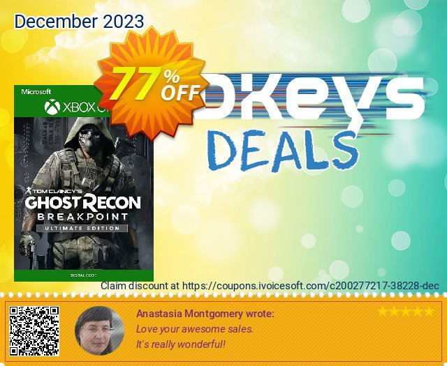 Tom Clancy&#039;s Ghost Recon Breakpoint Ultimate Edition Xbox One (UK) Sonderangebote Verkaufsförderung Bildschirmfoto