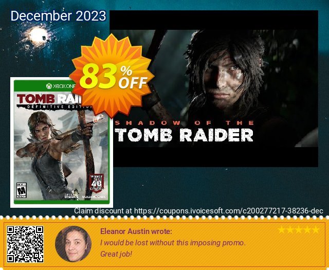 Tomb Raider Definitive Edition Xbox One (WW) discount 83% OFF, 2024 April Fools' Day sales. Tomb Raider Definitive Edition Xbox One (WW) Deal 2024 CDkeys