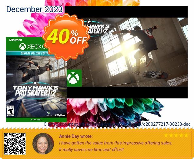 Tony Hawk's Pro Skater 1 + 2 Deluxe Edition Xbox One (UK) discount 40% OFF, 2024 World Ovarian Cancer Day discount. Tony Hawk&#039;s Pro Skater 1 + 2 Deluxe Edition Xbox One (UK) Deal 2024 CDkeys