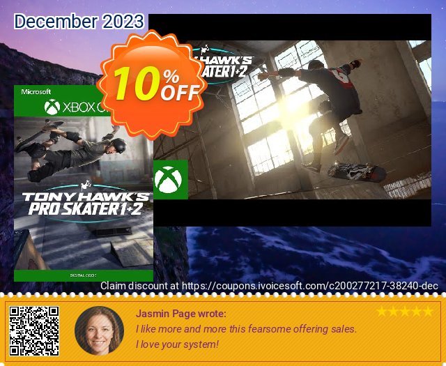 Tony Hawk&#039;s Pro Skater 1 + 2 Xbox One (EU) 偉大な 助長 スクリーンショット