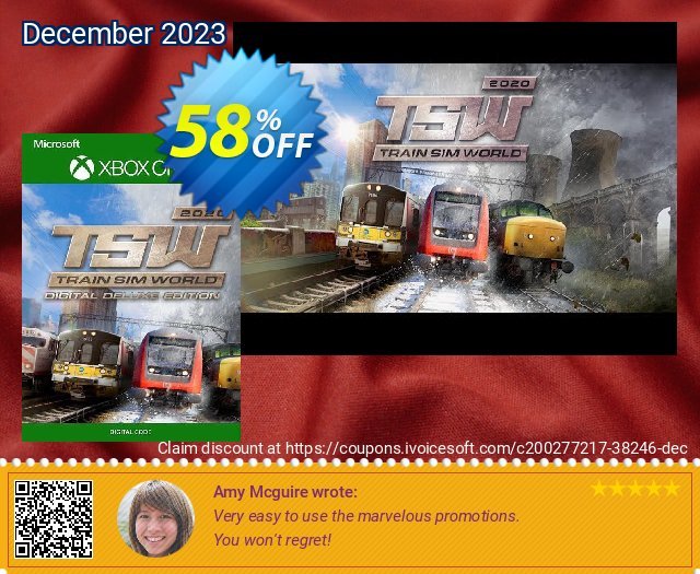 Train Sim World 2020 Deluxe Edition Xbox One (UK) umwerfende Außendienst-Promotions Bildschirmfoto