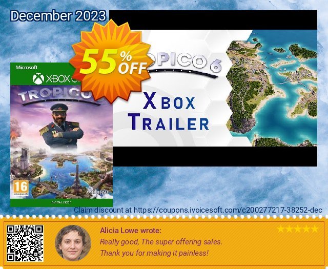 Tropico 6 Xbox One (UK) 优秀的 产品折扣 软件截图
