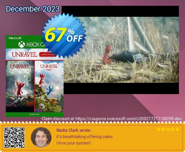 Unravel Yarny Bundle Xbox One (UK) ーパー プロモーション スクリーンショット