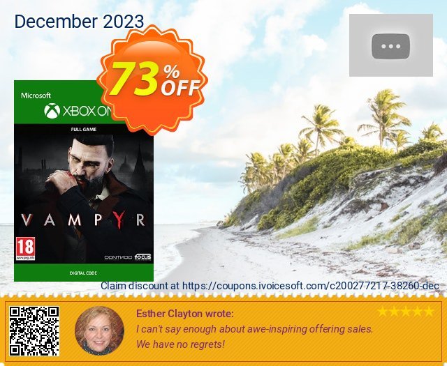 Vampyr Xbox One (UK) discount 73% OFF, 2024 Labour Day offering deals. Vampyr Xbox One (UK) Deal 2024 CDkeys