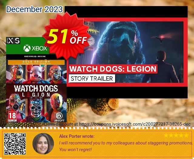 Watch Dogs: Legion - Gold Edition Xbox One/Xbox Series X|S (EU)  경이로운   제공  스크린 샷