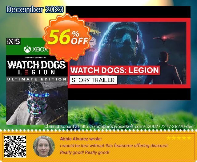 Watch Dogs: Legion - Ultimate Edition Xbox One/Xbox Series X|S (UK) 美妙的 折扣码 软件截图