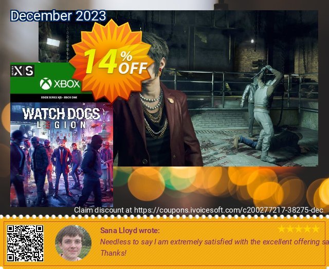 Watch Dogs: Legion Xbox One/Xbox Series X|S (WW) discount 14% OFF, 2024 World Heritage Day deals. Watch Dogs: Legion Xbox One/Xbox Series X|S (WW) Deal 2024 CDkeys