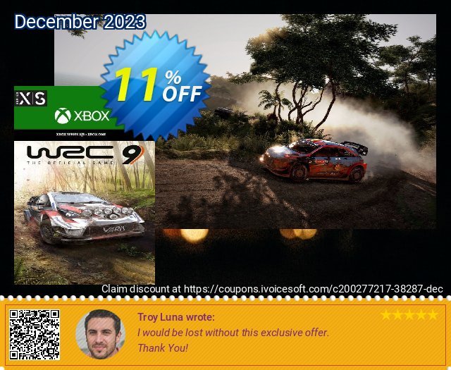 WRC 9 FIA World Rally Championship Xbox One/Xbox Series X|S (US) discount 11% OFF, 2024 Easter Day offering sales. WRC 9 FIA World Rally Championship Xbox One/Xbox Series X|S (US) Deal 2024 CDkeys