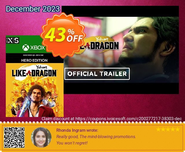 Yakuza: Like a Dragon Hero Edition  Xbox One/Xbox Series X|S (UK) verwunderlich Sale Aktionen Bildschirmfoto
