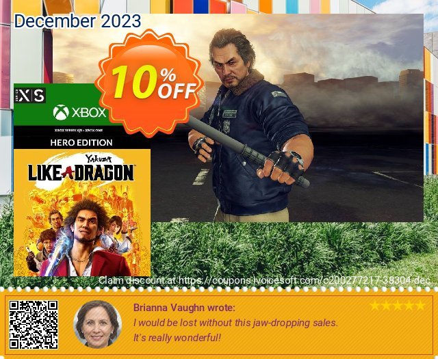 Yakuza: Like a Dragon Hero Edition  Xbox One/Xbox Series X|S (US) 气势磅礴的 产品交易 软件截图