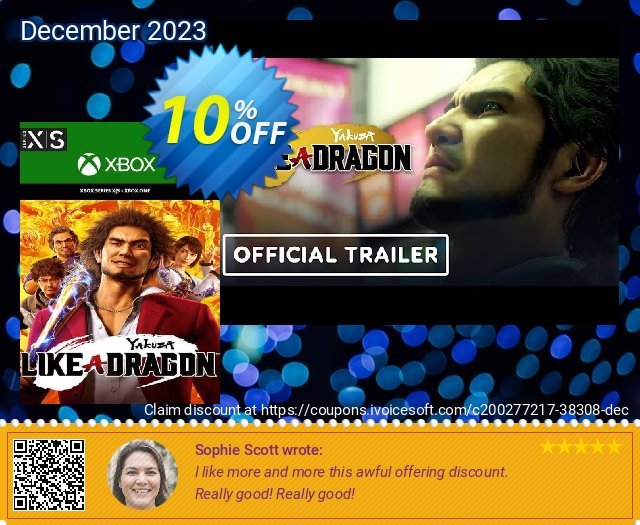 Yakuza: Like a Dragon   Xbox One/Xbox Series X|S  (EU) umwerfende Nachlass Bildschirmfoto