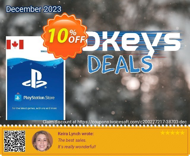 PlayStation Network (PSN) Card - 10 CAD (CANADA) discount 10% OFF, 2024 Resurrection Sunday offering sales. PlayStation Network (PSN) Card - 10 CAD (CANADA) Deal 2024 CDkeys