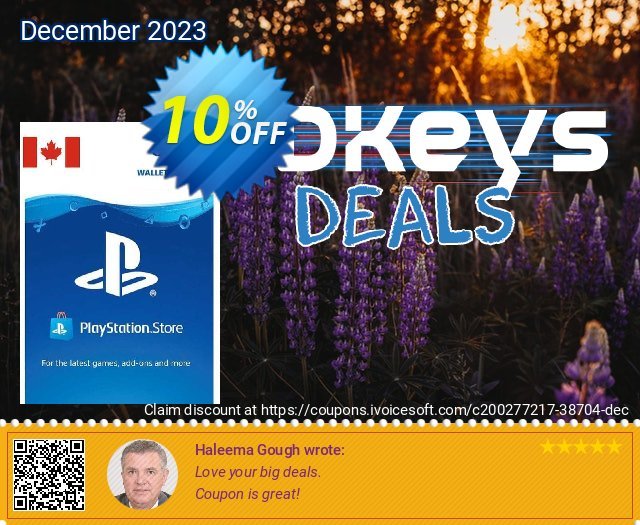 PlayStation Network (PSN) Card - 20 CAD (CANADA) überraschend Verkaufsförderung Bildschirmfoto