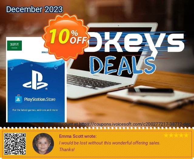 PlayStation Network (PSN) Card - 20 USD (KSA) umwerfende Rabatt Bildschirmfoto