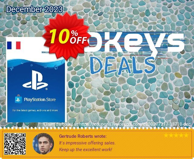 PlayStation Network (PSN) Card - 10 EUR (FRANCE) discount 10% OFF, 2024 Resurrection Sunday promo sales. PlayStation Network (PSN) Card - 10 EUR (FRANCE) Deal 2024 CDkeys