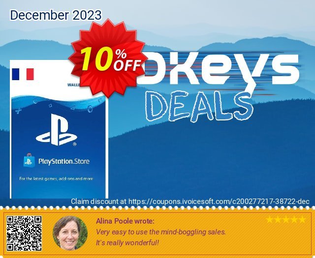 PlayStation Network (PSN) Card - 40 EUR (FRANCE) ausschließenden Ausverkauf Bildschirmfoto