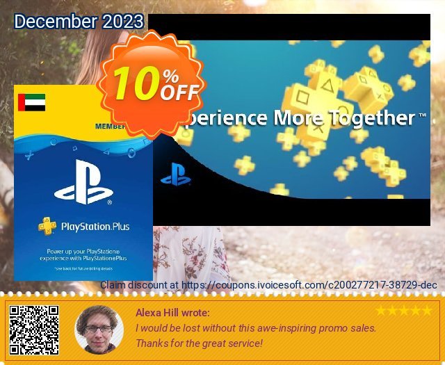 PlayStation Plus - 12 Month Subscription (UAE) discount 10% OFF, 2024 Spring promotions. PlayStation Plus - 12 Month Subscription (UAE) Deal 2024 CDkeys