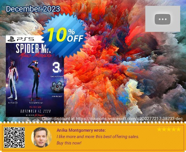 Spider - Man Miles Morales DLC PS5 了不起的 产品销售 软件截图