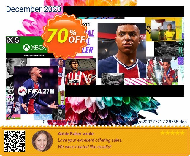 FIFA 21 Xbox One / Xbox Series XS (UK) 令人难以置信的 产品销售 软件截图