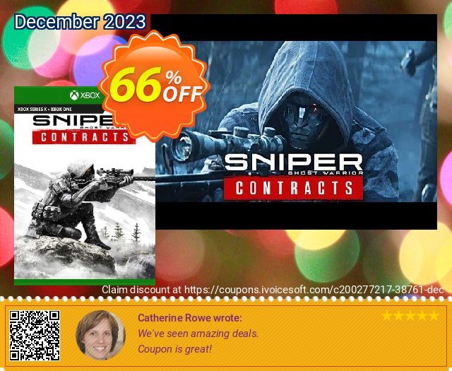 Sniper Ghost Warrior Contracts Xbox One (UK) hebat voucher promo Screenshot