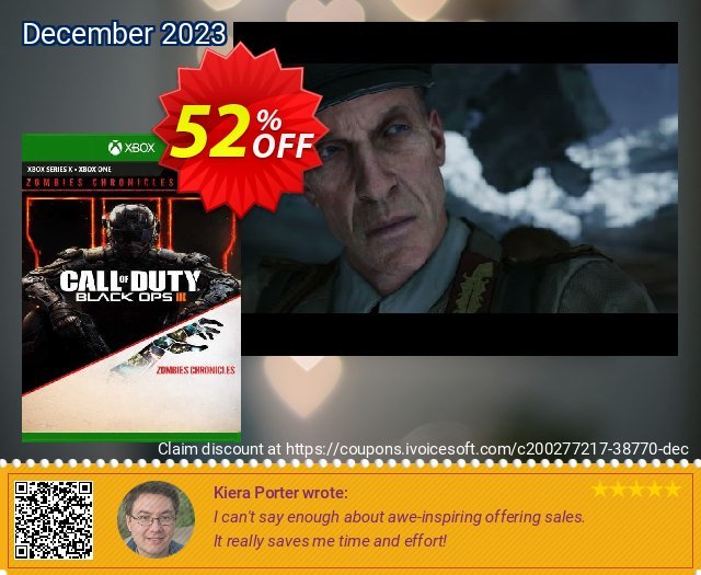 Call of Duty: Black Ops III - Zombies Chronicles Edition Xbox One (EU) beeindruckend Disagio Bildschirmfoto