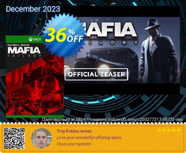 Mafia: Trilogy Xbox One (UK) mengherankan kode voucher Screenshot