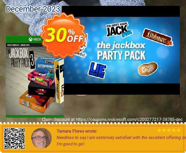The Jackbox Party Pack 3 Xbox One (UK) discount 30% OFF, 2024 Good Friday offering sales. The Jackbox Party Pack 3 Xbox One (UK) Deal 2024 CDkeys