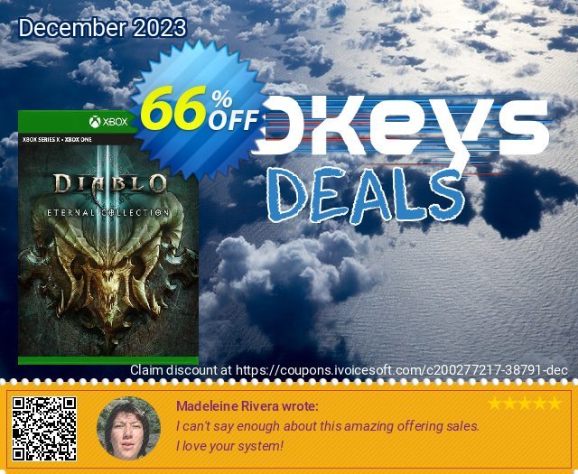 Diablo III Eternal Collection Xbox One (EU) 令人惊讶的 优惠码 软件截图