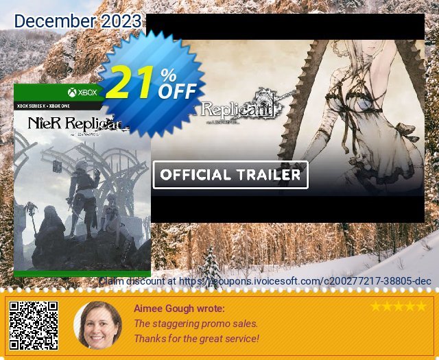 NieR Replicant ver. 1.22474487139 Xbox One (UK) 惊人 促销销售 软件截图