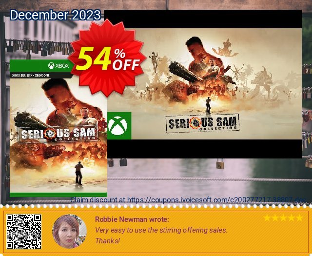 Serious Sam Collection Xbox One (UK) aufregende Außendienst-Promotions Bildschirmfoto