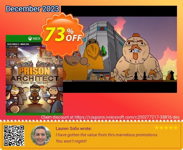 Prison Architect Xbox One (UK) discount 73% OFF, 2024 April Fools' Day offering sales. Prison Architect Xbox One (UK) Deal 2024 CDkeys