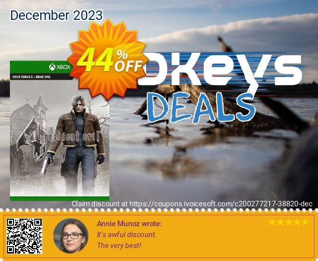Resident Evil 4 Xbox One (UK) discount 44% OFF, 2024 World Heritage Day offering sales. Resident Evil 4 Xbox One (UK) Deal 2024 CDkeys