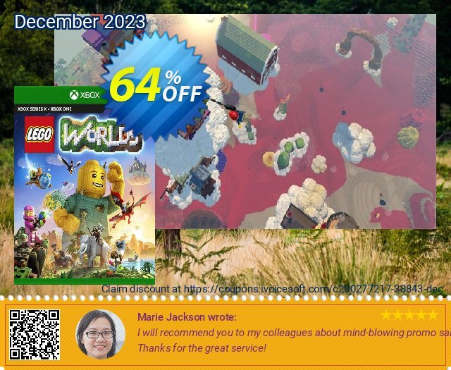 Lego Worlds Xbox One (US) discount 63% OFF, 2022 Spring offering sales. Lego Worlds Xbox One (US) Deal 2022 CDkeys