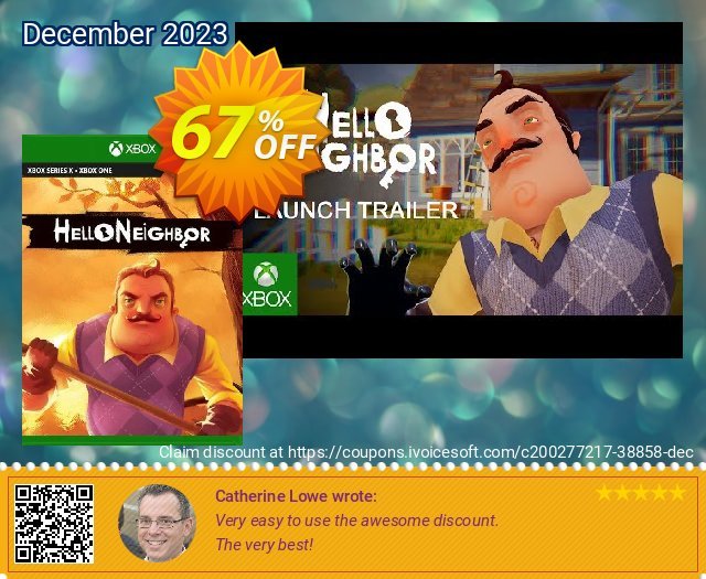 Hello Neighbor Xbox One (UK) verblüffend Verkaufsförderung Bildschirmfoto