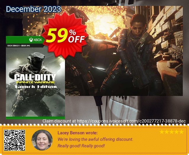 Call of Duty Infinite Warfare - Launch Edition Xbox One (US) discount 59% OFF, 2024 Resurrection Sunday offering sales. Call of Duty Infinite Warfare - Launch Edition Xbox One (US) Deal 2024 CDkeys