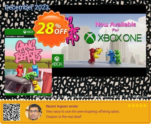 Gang Beasts Xbox One (EU) 令人难以置信的 产品销售 软件截图