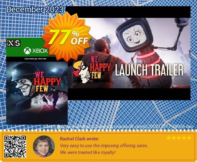 We Happy Few Xbox One (UK) tidak masuk akal penawaran diskon Screenshot