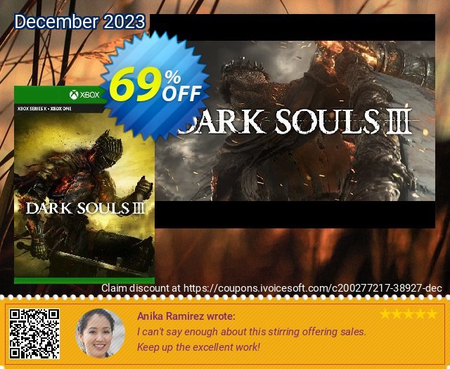 Dark Souls III Xbox One (EU) faszinierende Außendienst-Promotions Bildschirmfoto