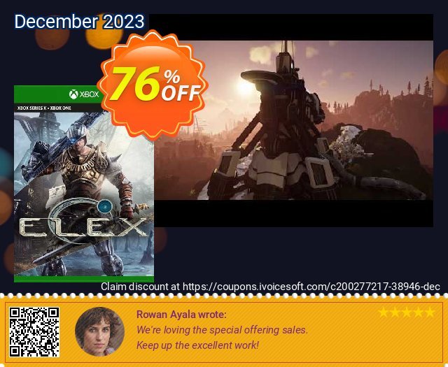 Elex Xbox One (UK) wunderbar Preisnachlass Bildschirmfoto