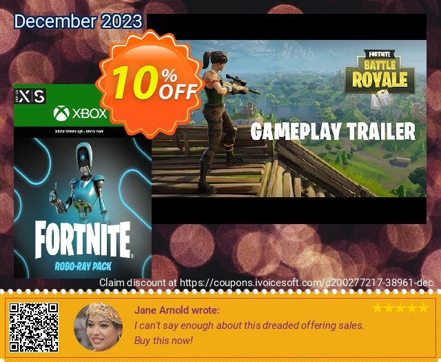 Fortnite - Robo-Ray Pack Xbox One (EU) umwerfenden Außendienst-Promotions Bildschirmfoto