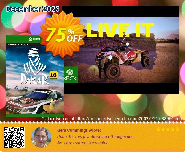 Dakar 18 Xbox One (UK) 驚くべき 奨励 スクリーンショット