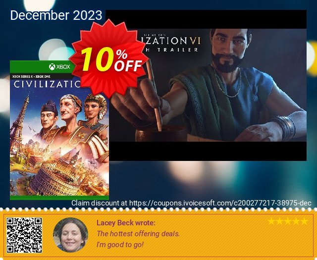 Sid Meiers Civilization 6 Xbox One (EU) 驚くばかり 割引 スクリーンショット