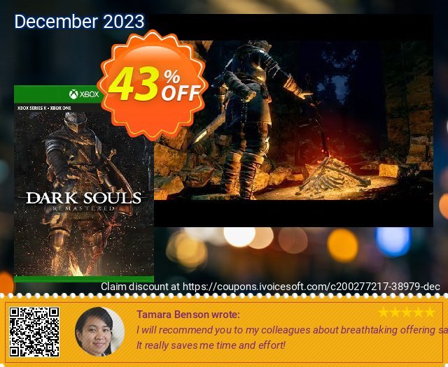 Dark Souls Remastered Xbox One (EU) 驚くべき クーポン スクリーンショット
