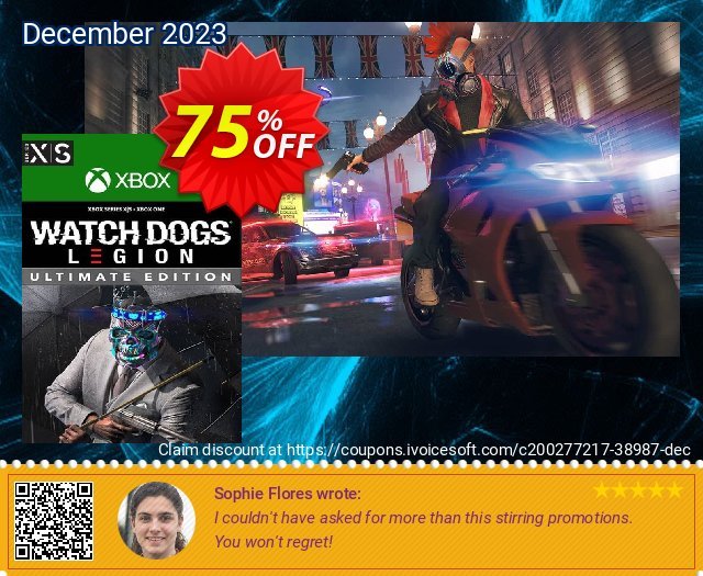 Watch Dogs: Legion Ultimate Edition Xbox One / Xbox Series X|S discount 75% OFF, 2024 April Fools Day offering sales. Watch Dogs: Legion Ultimate Edition Xbox One / Xbox Series X|S Deal 2024 CDkeys