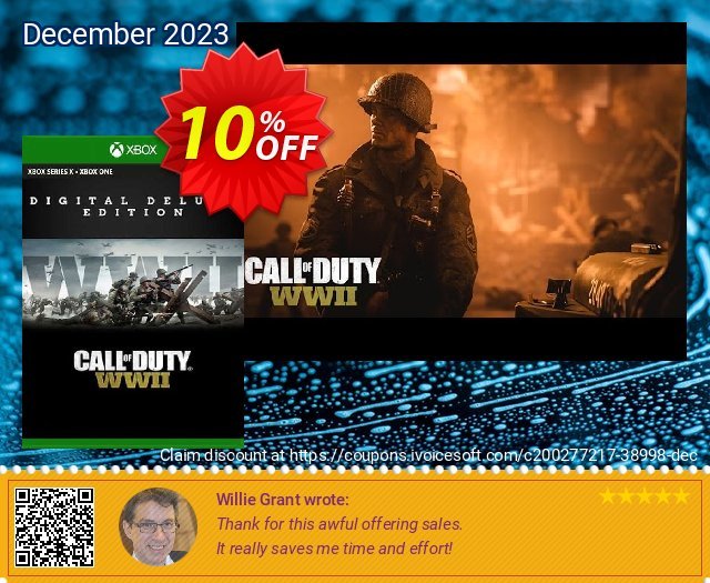 Call of Duty: WWII - Digital Deluxe Xbox One [Digital Code] 