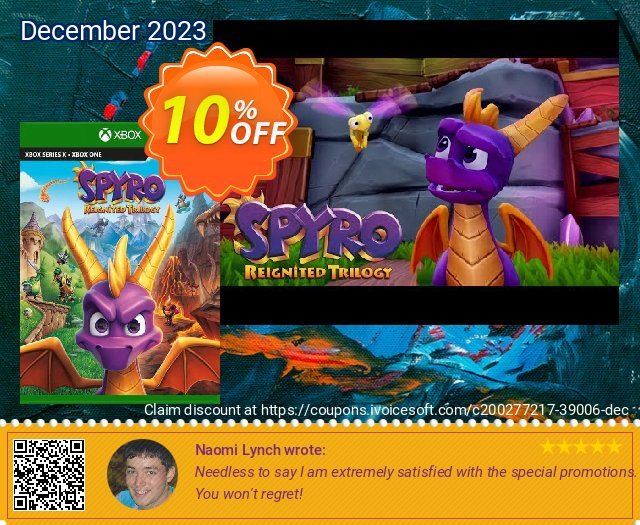 Spyro Reignited Trilogy Xbox One (EU) discount 10% OFF, 2024 April Fools' Day offering sales. Spyro Reignited Trilogy Xbox One (EU) Deal 2024 CDkeys