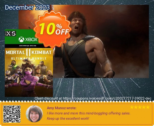 Mortal Kombat 11 Ultimate Xbox One/ Xbox Series X|S 惊人的 促销 软件截图