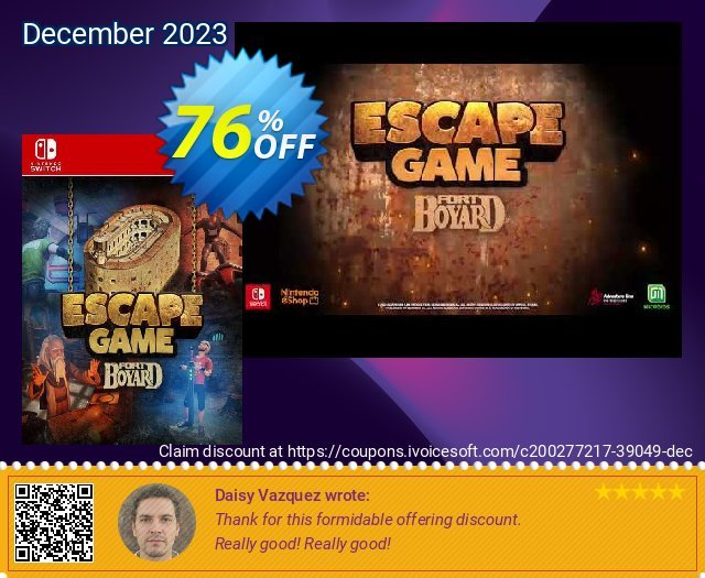 Escape Game Fort Boyard Switch (EU) beeindruckend Beförderung Bildschirmfoto