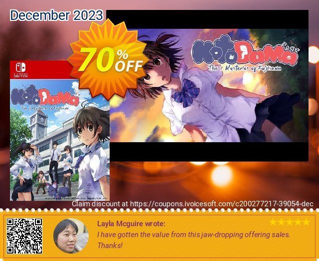 Kotodama: The 7 Mysteries of Fujisawa Switch (EU) discount 70% OFF, 2024 Spring deals. Kotodama: The 7 Mysteries of Fujisawa Switch (EU) Deal 2024 CDkeys